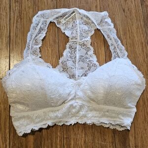Zenana Outfitters White Lace Bralette